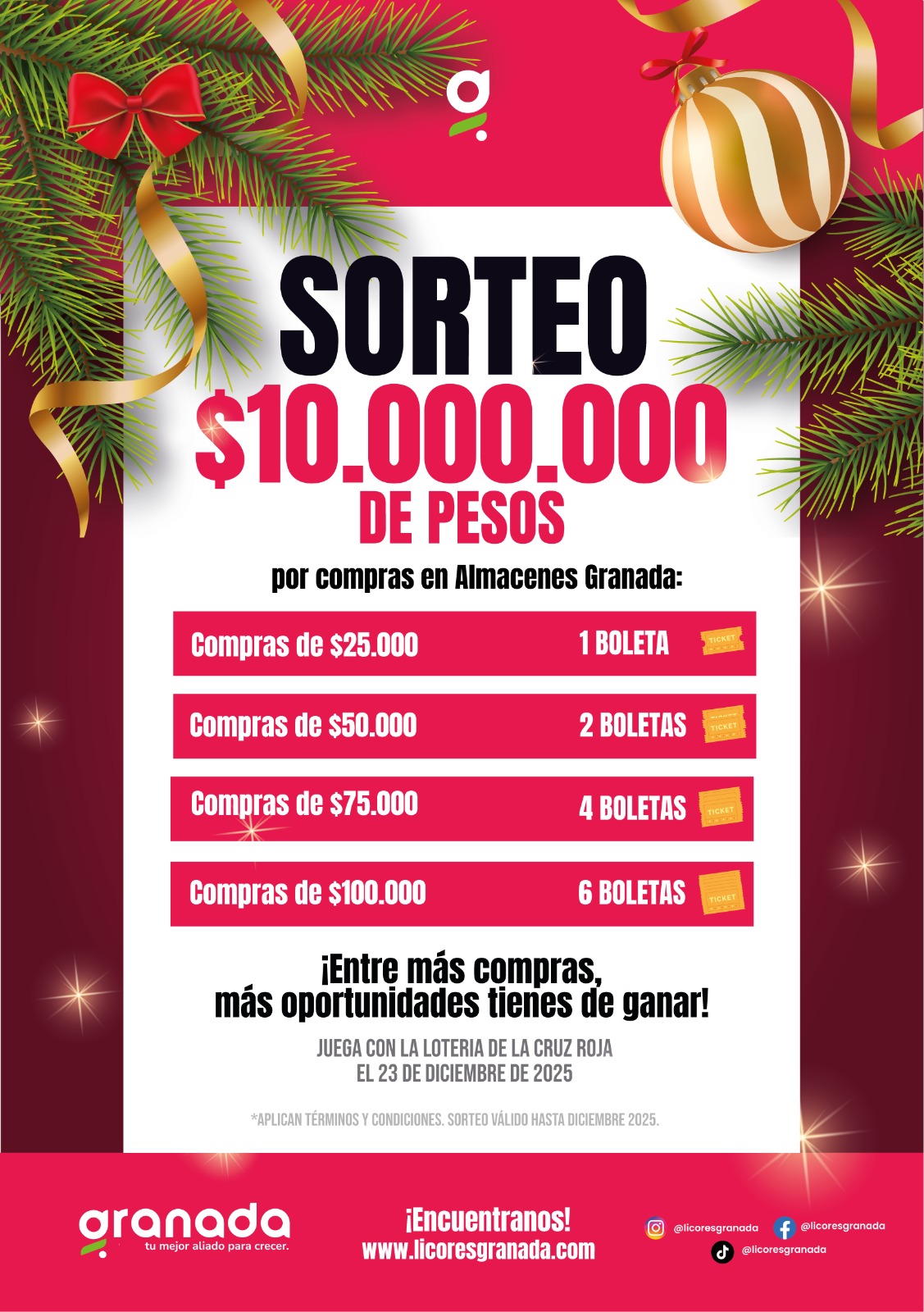 Flyer Sorteo 10 Millones